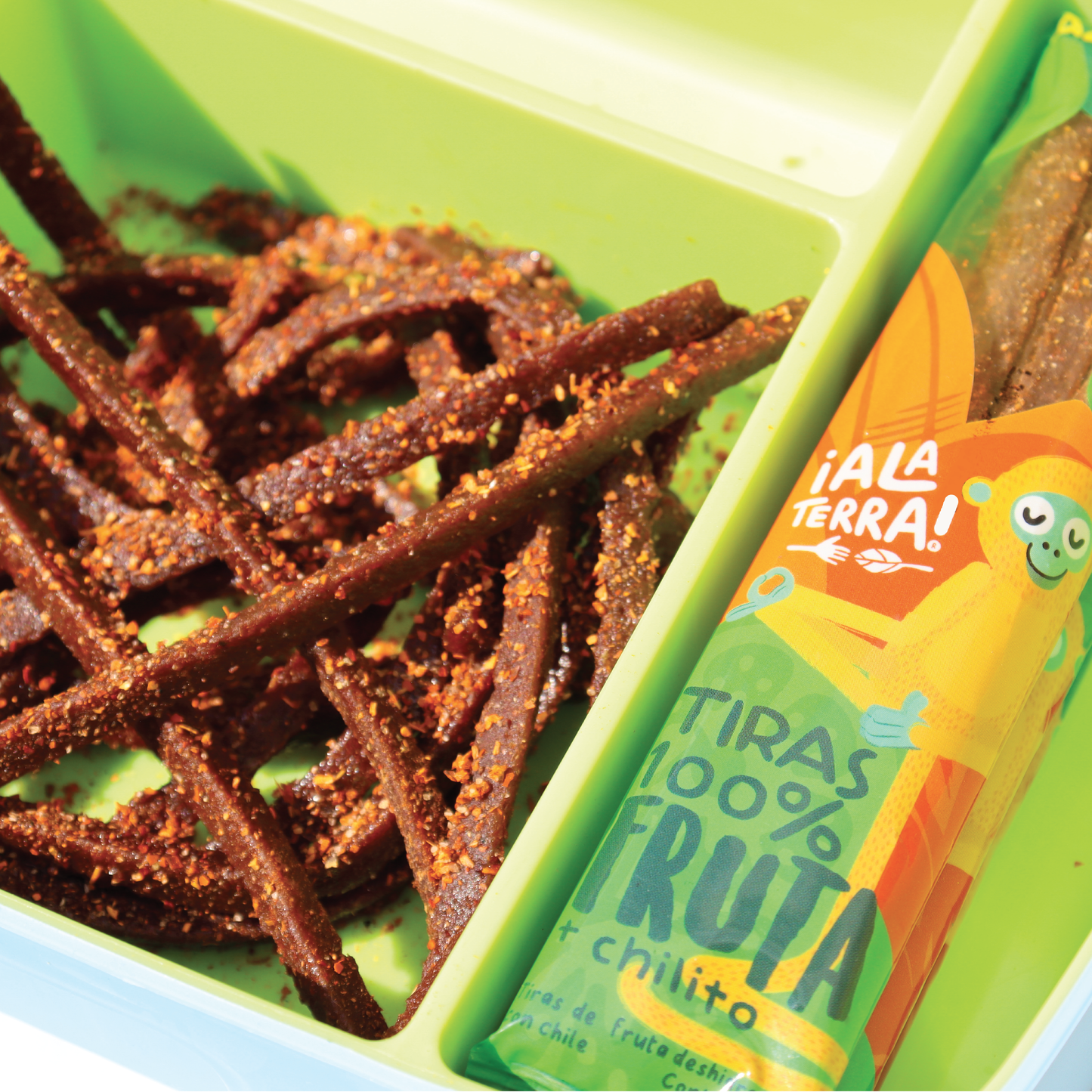 Tiras 100% Fruta de ¡Ala Terra! 18 piezas
